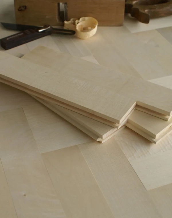 maple oak parquet flooring planks with a smooth finish