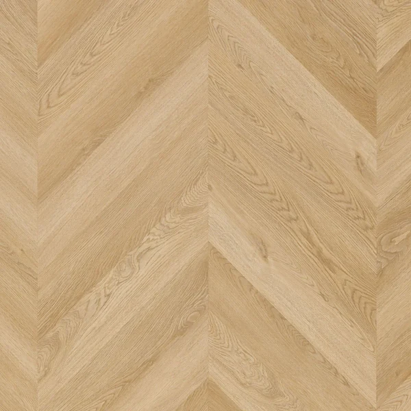 Natural oak chevron LVT flooring sample.