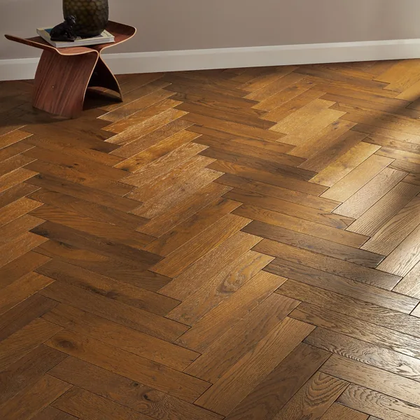 Herringbone engineering wood flooring planks